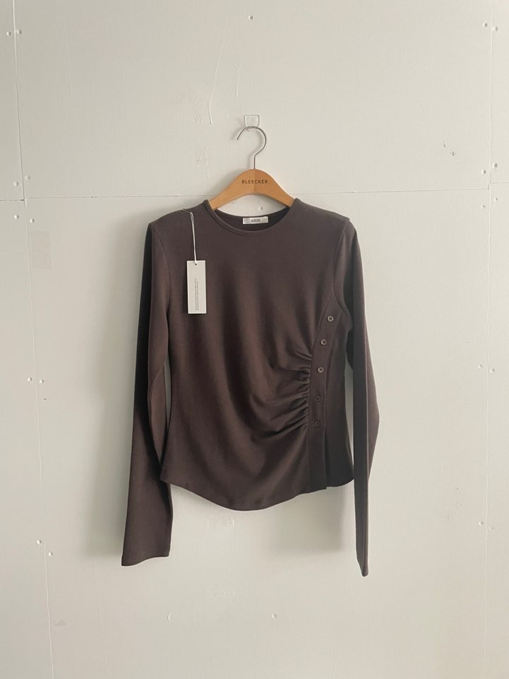 BLEECKER東大門㊣實拍女士新品推薦25秋冬休閑時尚人氣長袖T恤BLEECKER長袖T恤