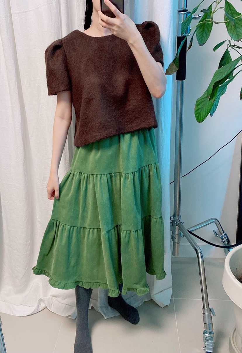 LETAILOR東大門㊣代購女士新品熱賣時尚休閑人氣半身裙中短裙LETAILOR半身裙/中短裙