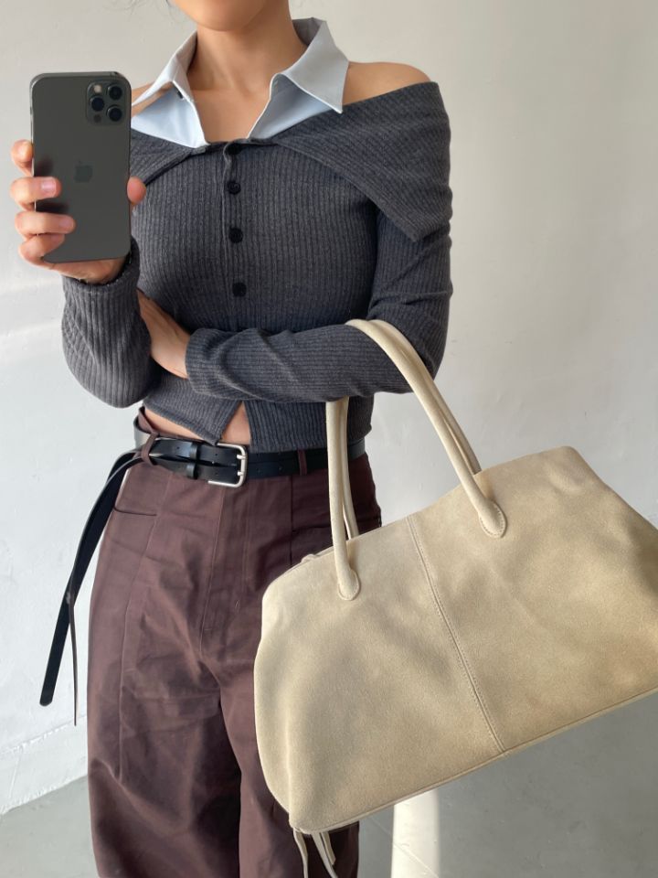 CRONG韓國直郵㊣女裝新品時尚休閑職業人氣25秋冬襯衫蕾絲衫CRONG襯衫/蕾絲衫