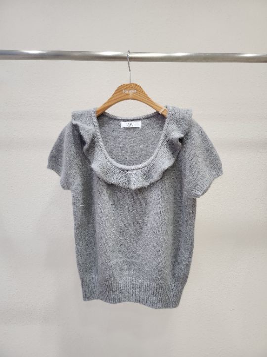 FEMME韓國代購㊣女裝新款人氣25秋冬時尚針織衫不含項鏈安哥拉FEMME針織衫