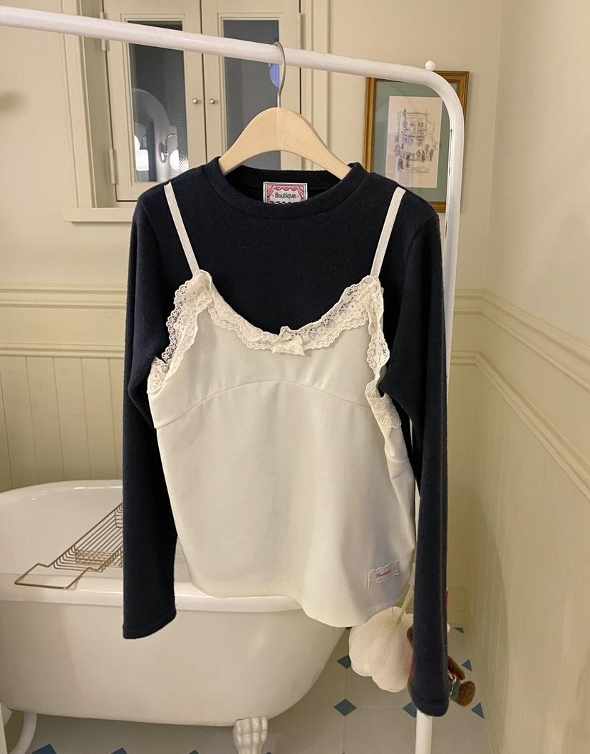 BOUTIQUE-L韓國直郵㊣女士新款熱賣25秋冬職業時尚長袖T恤BOUTIQUE-L長袖T恤