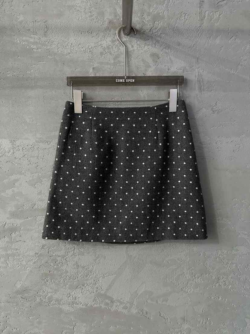 COME OPEN東大門㊣代購女裝新品職業25秋冬時尚人氣休閑短裙COMP-(COME OPEN)短裙