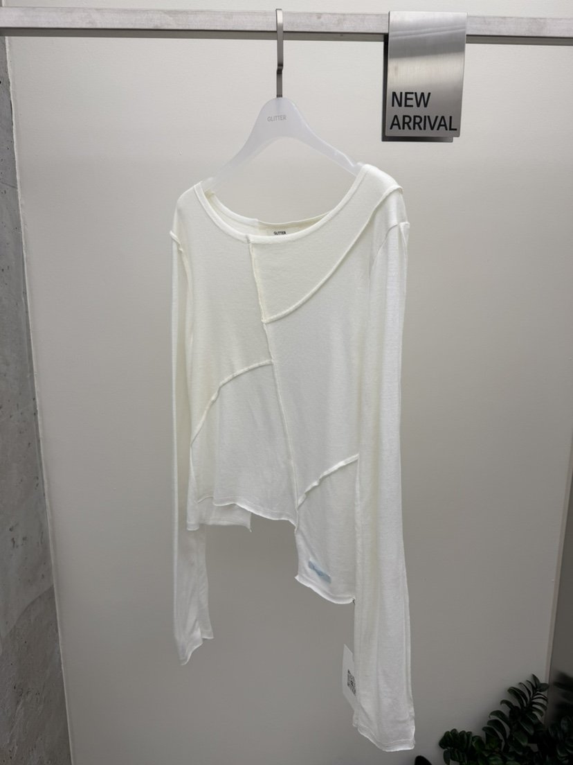 GLITTER東大門㊣實拍女裝新款25秋冬熱賣推薦職業休閑長袖T恤GLITTER長袖T恤