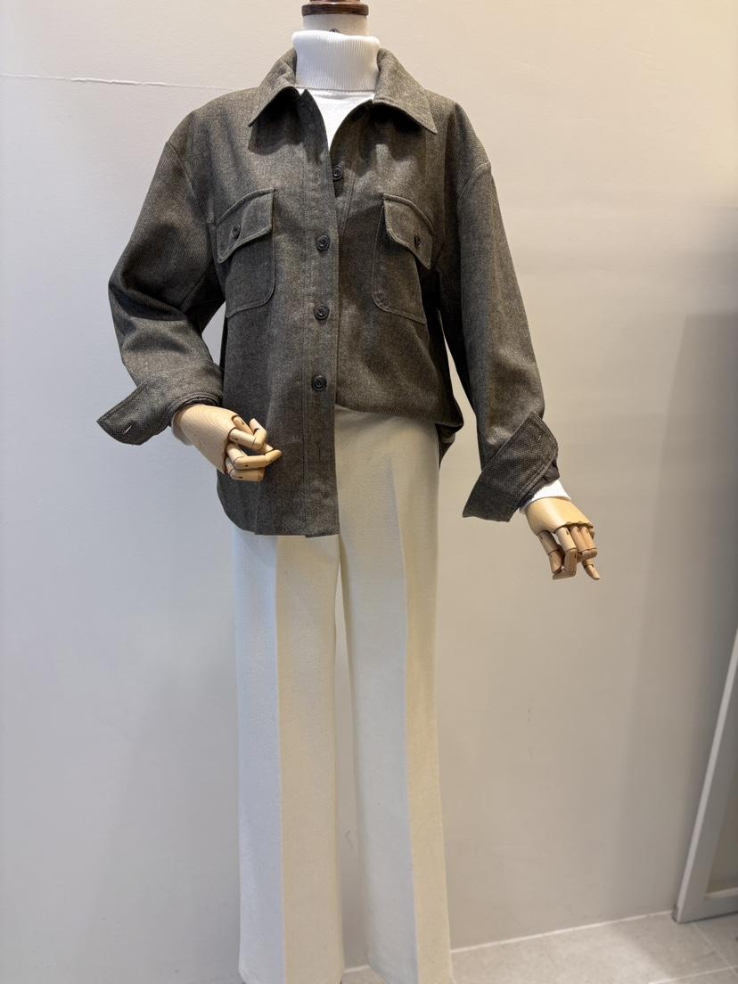 INNO東大門㊣直郵女裝新款休閑推薦時尚熱賣襯衫蕾絲衫口袋INNO襯衫/蕾絲衫