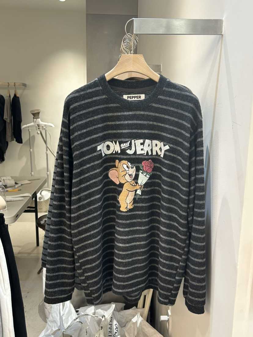 PEPPER-L韓國代購㊣女士新品熱賣25秋冬休閑時尚職業長袖T恤PEPPER長袖T恤