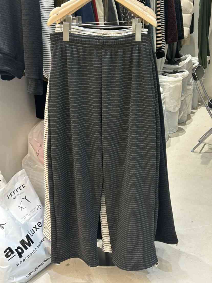 PEPPER-L東大門㊣代購女裝新款人氣職業熱賣休閑褲單排扣貂皮PEPPER休閑褲