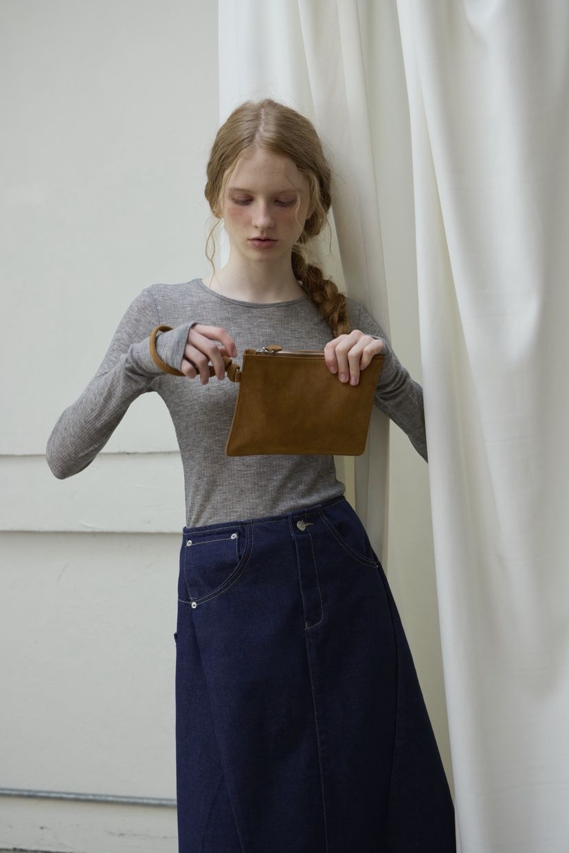 LOGARDEN東大門㊣實拍女士新品職業熱賣錢包卡包零錢包真麂皮LO GARDEN錢包/卡包/零錢包