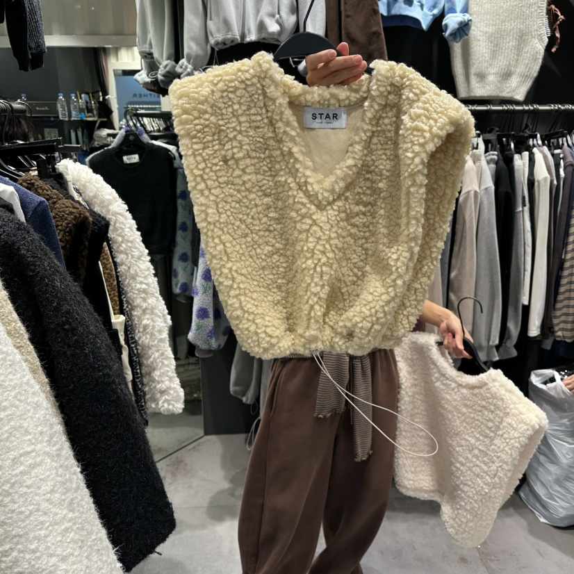 LONE STAR韓國直郵㊣女裝新品休閑25秋冬熱賣推薦時尚馬甲LONE STAR馬甲