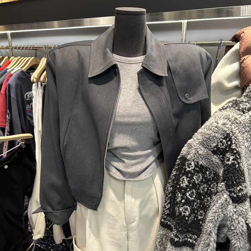 EL BOSQUE東大門㊣實拍女士新品25秋冬熱賣休閑時尚職業夾克EL BOSQUE夾克