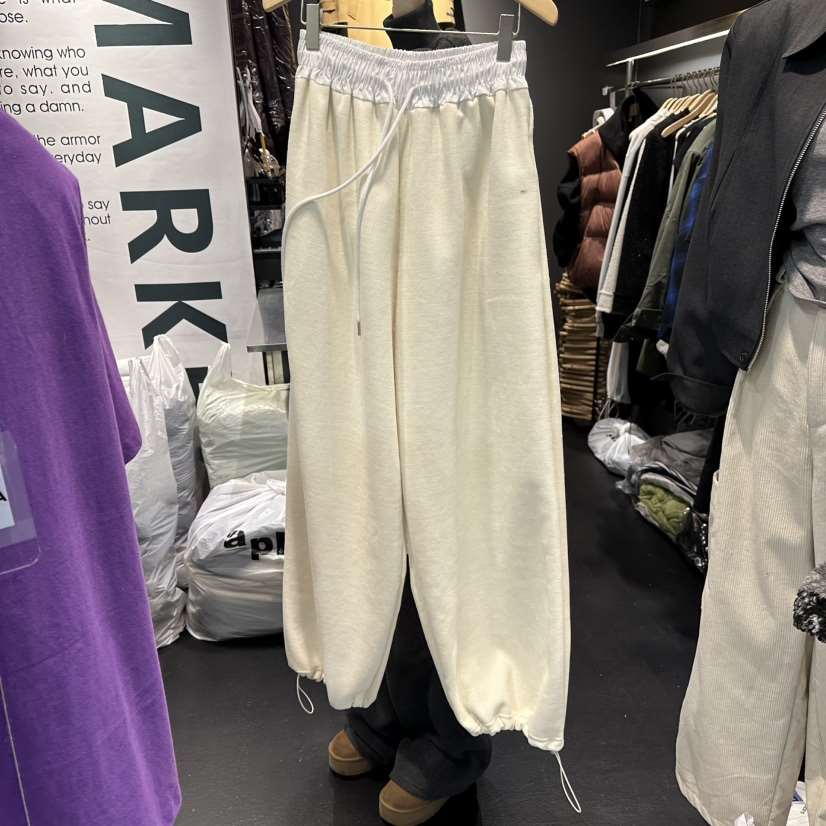 EL BOSQUE韓國代購㊣女士新品職業25秋冬熱賣人氣休閑休閑褲EL BOSQUE休閑褲