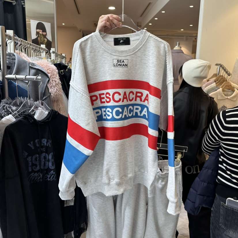 CHEAP-CHIC韓國直郵㊣女士新款職業推薦25秋冬休閑熱賣衛衣CHEAP-CHIC/CHARLES THE SECOND衛衣