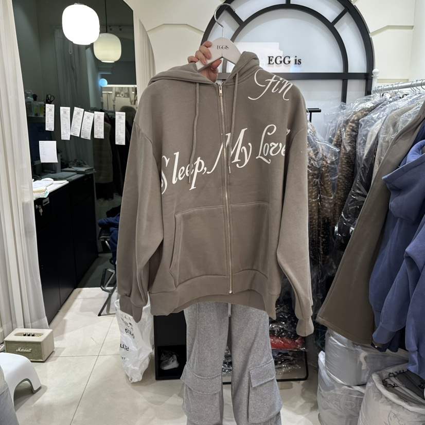 EGG IS東大門㊣直郵女裝新品人氣熱賣25秋冬真品時尚夾克拉鏈EGG IS夾克