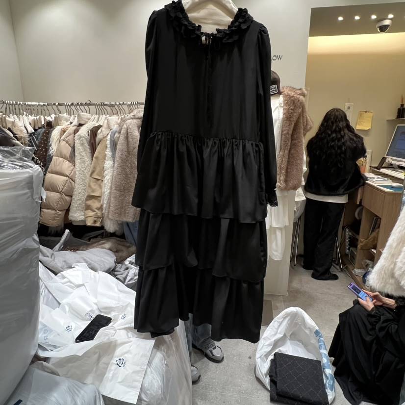 BY FLOW東大門㊣實拍女裝新款休閑時尚真品職業人氣連衣裙BY FLOW連衣裙