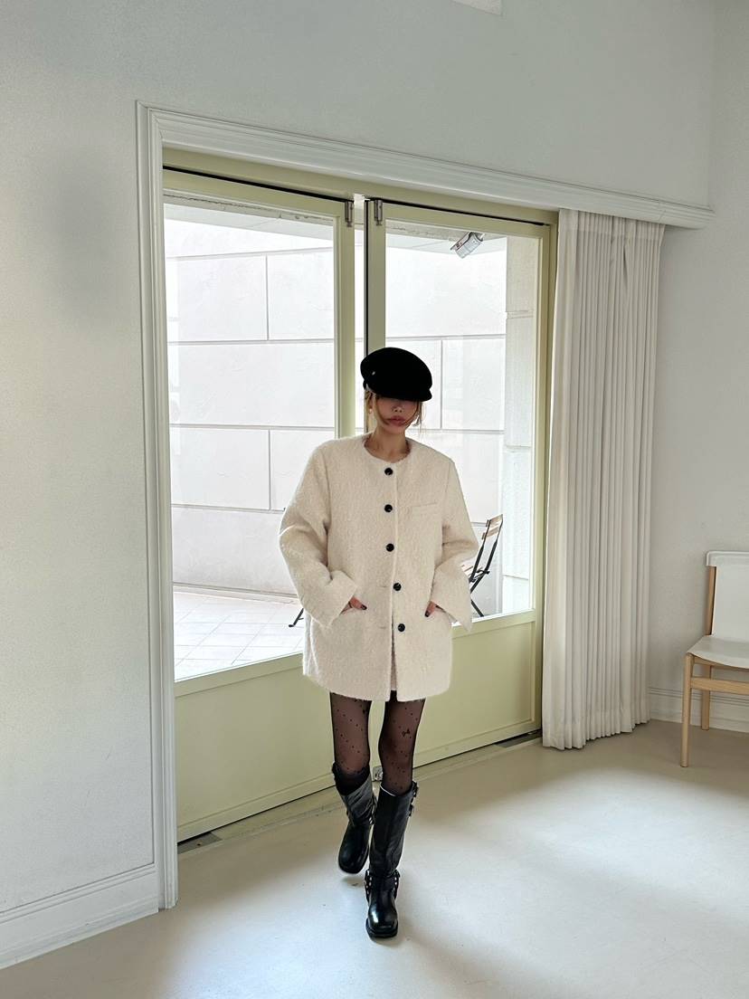 ZEROZERO韓國代購㊣女裝新品休閑時尚人氣職業熱賣夾克馬海毛ZEROZERO夾克