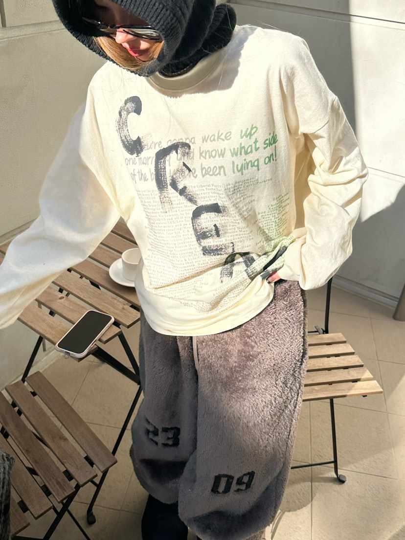 ZEROZERO東大門㊣實拍女士新款推薦職業休閑25秋冬時尚長袖T恤ZEROZERO長袖T恤