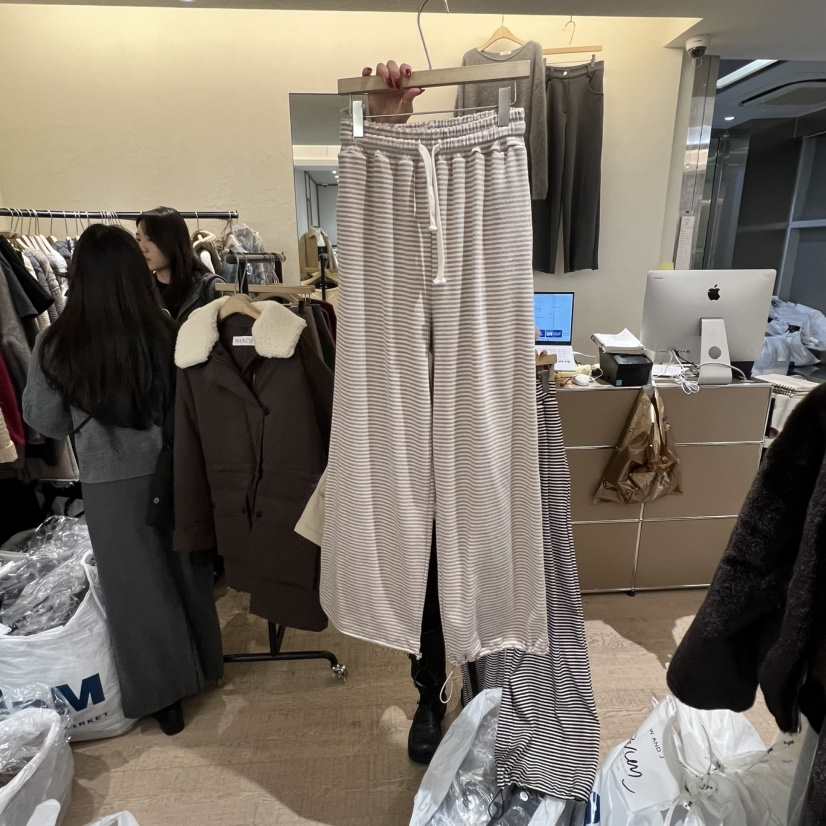 W AND J東大門㊣代購女士新款推薦休閑時尚25秋冬熱賣休閑褲W AND J休閑褲