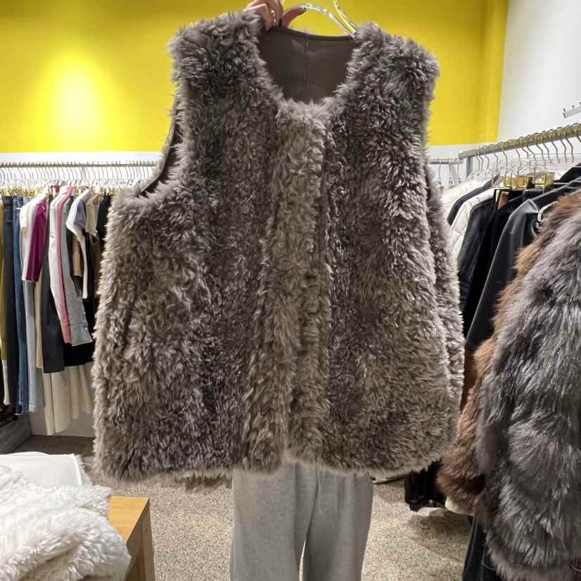 LE MASTERPLACE東大門㊣直郵女士新品推薦時尚馬甲雙面抓絨Le masterpiece馬甲