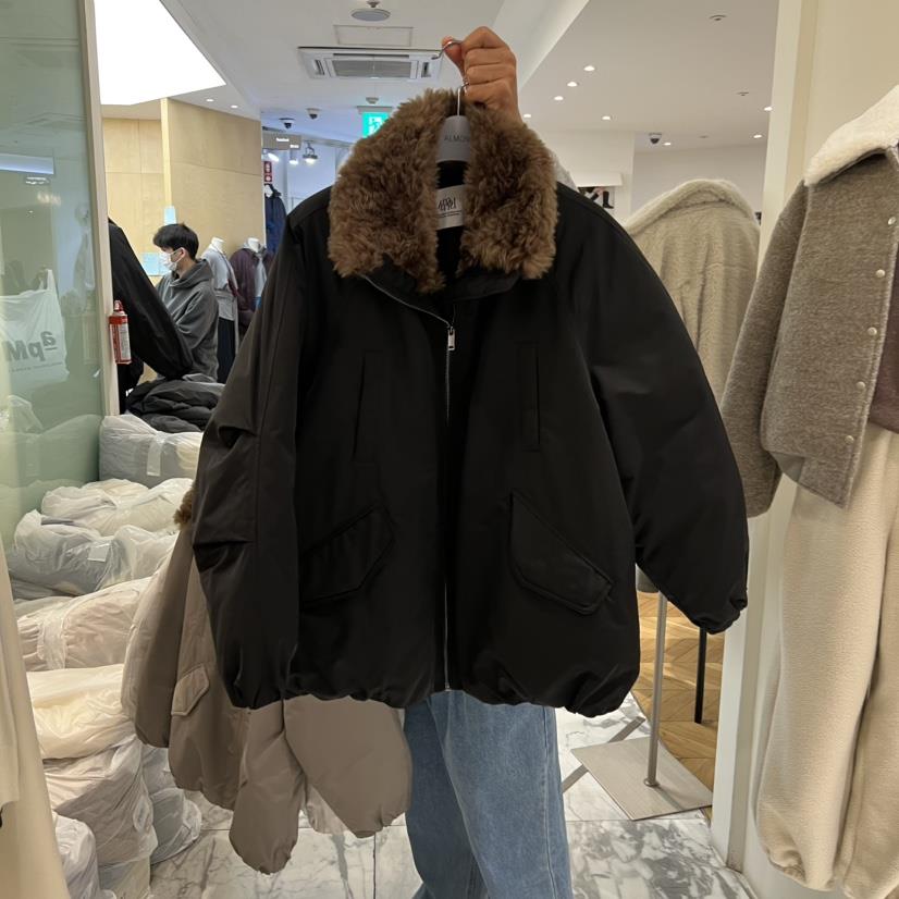 ALMOND韓國代購㊣女裝新品熱賣25秋冬休閑時尚短款羽絨服填充ALMOND短款羽絨服