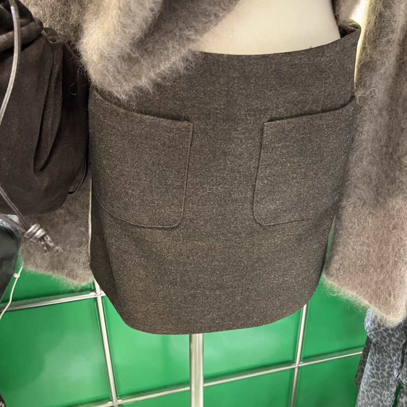 LE MASTERPLACE東大門㊣直郵女裝新品時尚真品短裙口袋羊毛Le masterpiece短裙