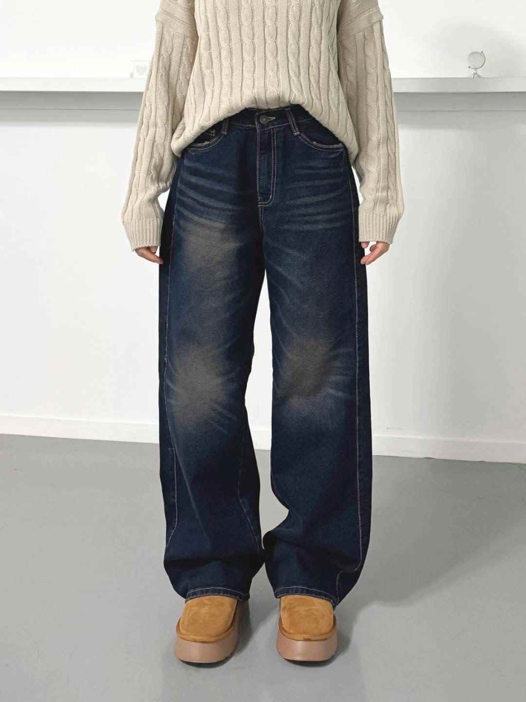 FLY DENIM東大門㊣實拍女士新品25秋冬熱賣人氣休閑牛仔褲FLY DENIM牛仔褲