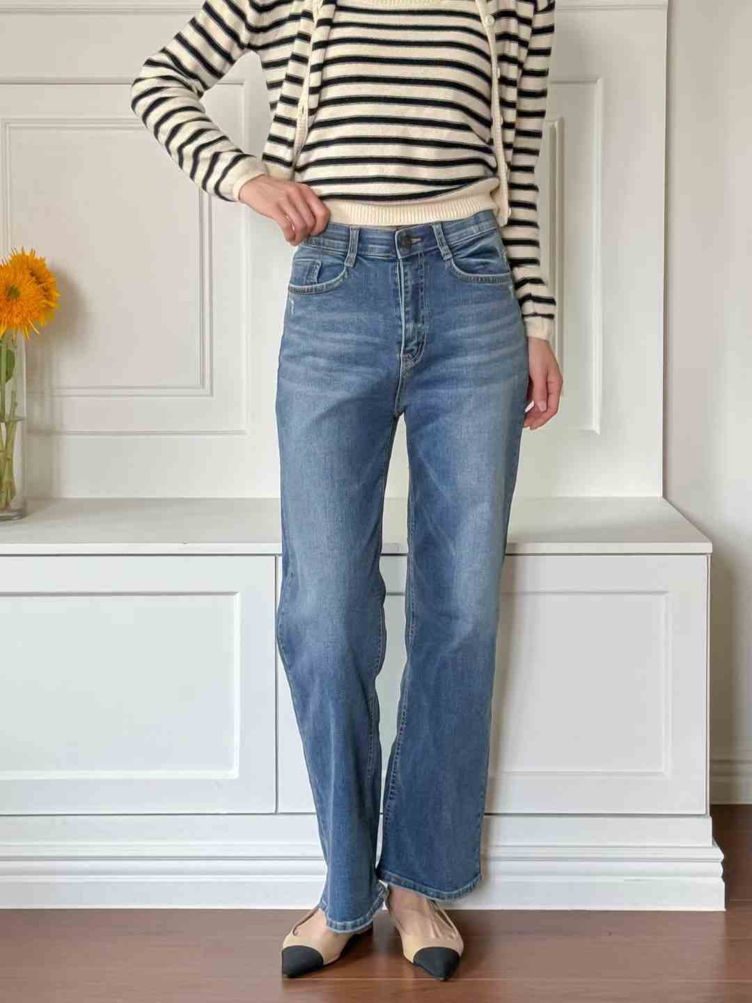 FLY DENIM東大門㊣實拍女士新品時尚熱賣休閑25秋冬牛仔褲FLY DENIM牛仔褲