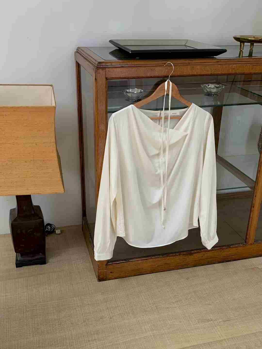 AN STAND韓國代購㊣女士新款真品休閑25秋冬職業襯衫蕾絲衫AN STAND-2件起襯衫/蕾絲衫