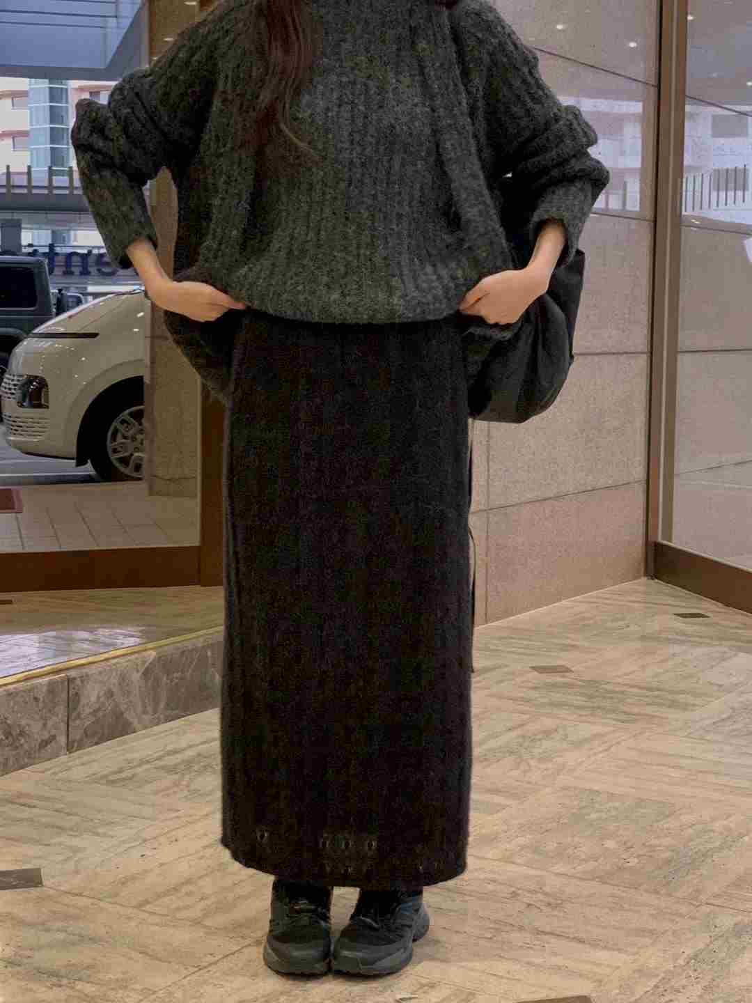 AN STAND韓國直郵㊣女士新款真品推薦休閑25秋冬時尚熱賣長裙AN STAND-2件起長裙