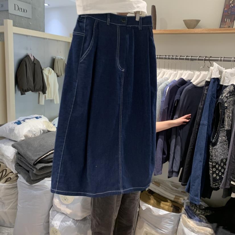 LE JARDINET韓國直郵㊣女士新款推薦職業半身裙中短裙條紋LE JARDINET半身裙/中短裙