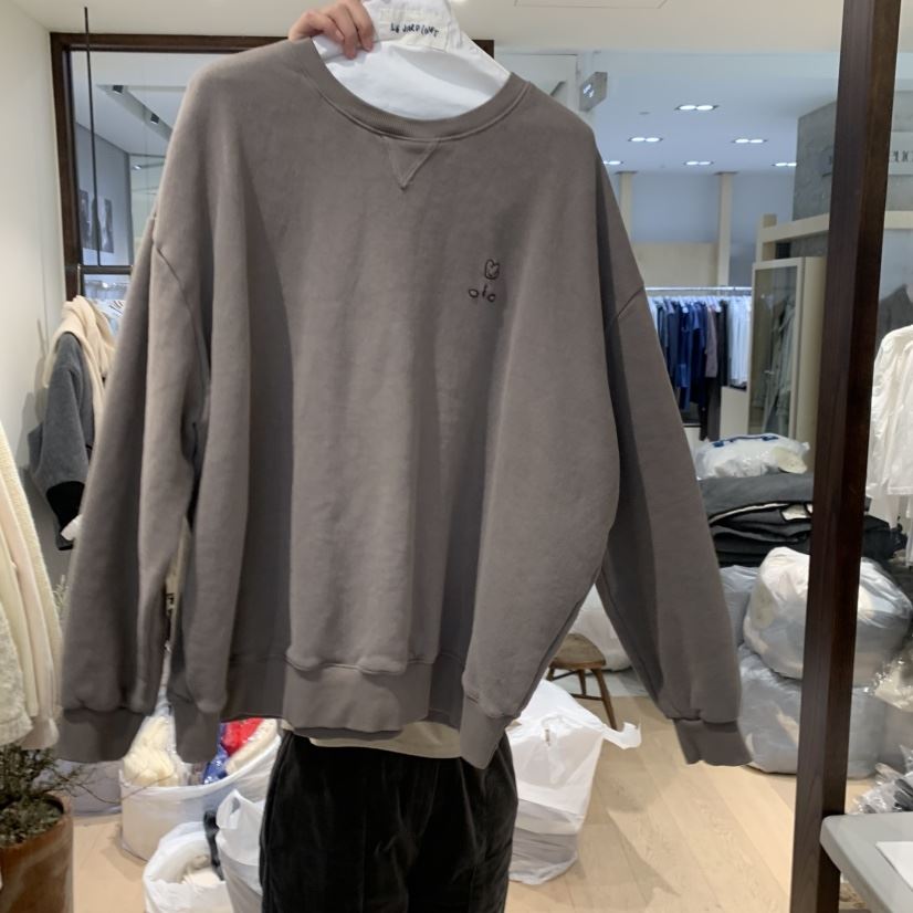 LE JARDINET東大門㊣直郵女士新款時尚職業真品衛衣加絨刺繡LE JARDINET衛衣