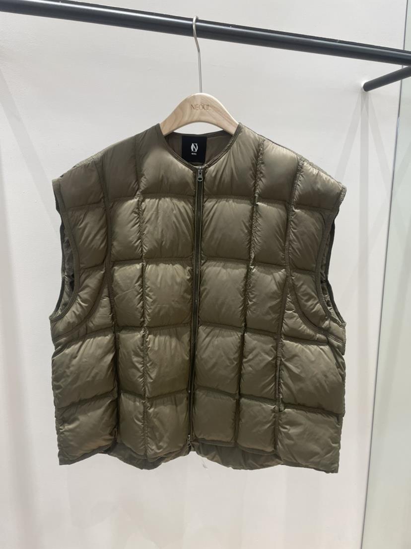 NEOUL韓國代購㊣女士新款真品熱賣推薦時尚職業25秋冬休閑馬甲NEOUL/ahin雙領標簽馬甲