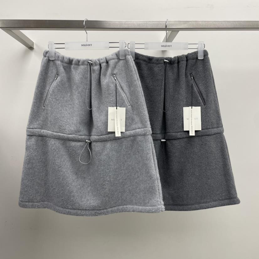 SOLD OUT東大門㊣實拍女裝新品時尚休閑職業半身裙中短裙抓絨SOLD OUT半身裙/中短裙