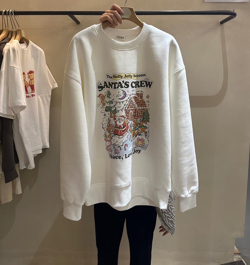 ERIA韓國直郵㊣女裝新款時尚真品職業休閑25秋冬人氣熱賣衛衣ERIA/HUE衛衣