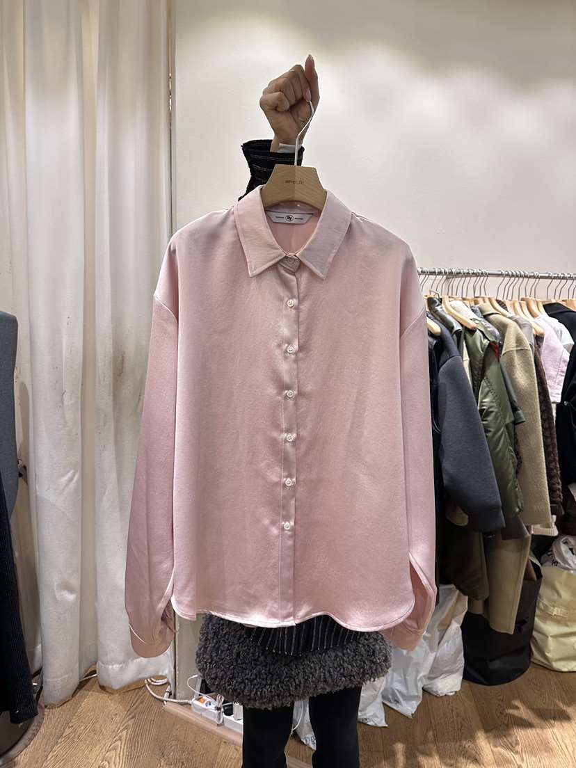 AUVERFIT韓國直郵㊣女裝新款真品職業人氣25秋冬襯衫蕾絲衫AUVERFIT襯衫/蕾絲衫