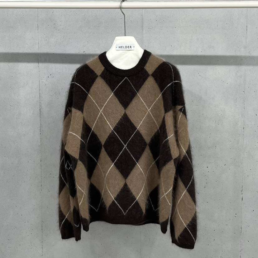 HELDER-P韓國直郵㊣女裝新款休閑25秋冬人氣毛衣馬海毛羊毛HELDER毛衣