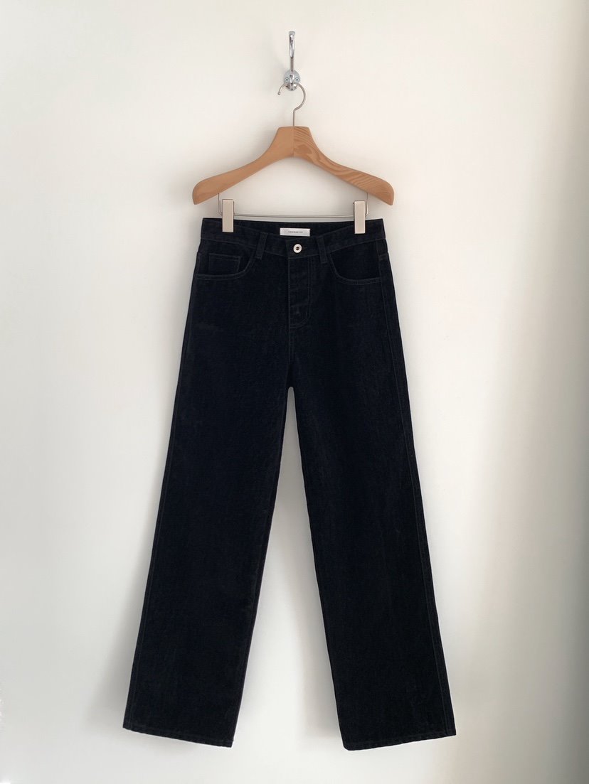 COURGETTE東大門㊣實拍女士新款休閑推薦熱賣人氣牛仔褲天鵝絨COURGETTE牛仔褲