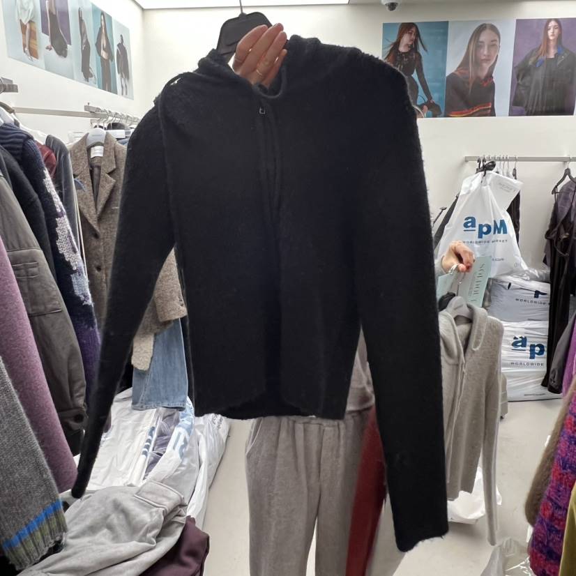 SOLD OUT東大門㊣代購女裝新款職業真品25秋冬針織衫連帽針織衫SOLD OUT針織衫