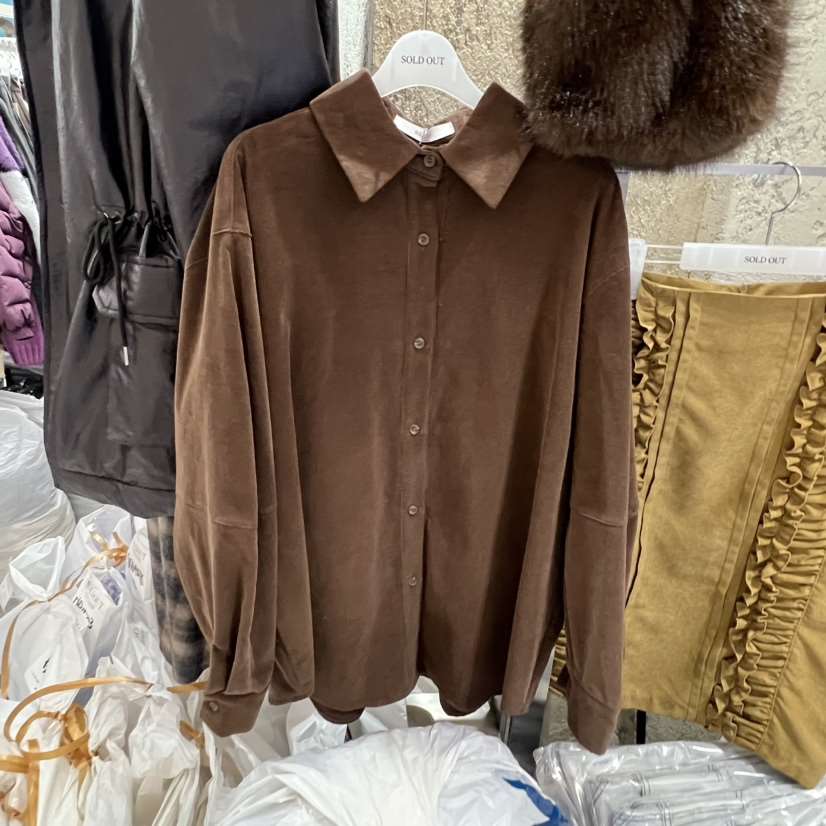 SOLD OUT東大門㊣代購女士新品時尚25秋冬熱賣人氣襯衫蕾絲衫SOLD OUT襯衫/蕾絲衫