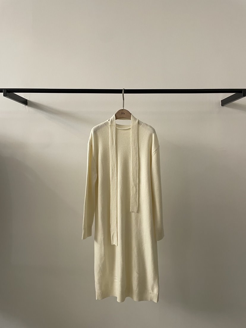 2DA/DARIMI-P東大門㊣實拍女士新品職業25秋冬連衣裙含脖帶2DA/DARIMI-P連衣裙