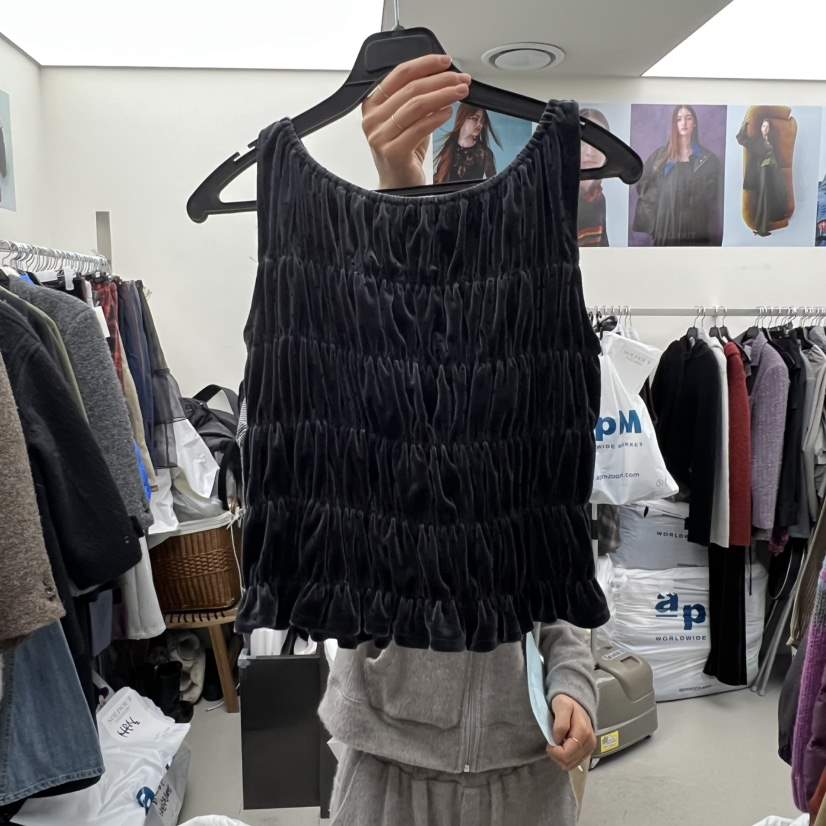 SOLD OUT東大門㊣直郵女裝新款時尚職業真品25秋冬吊帶背心SOLD OUT吊帶/背心