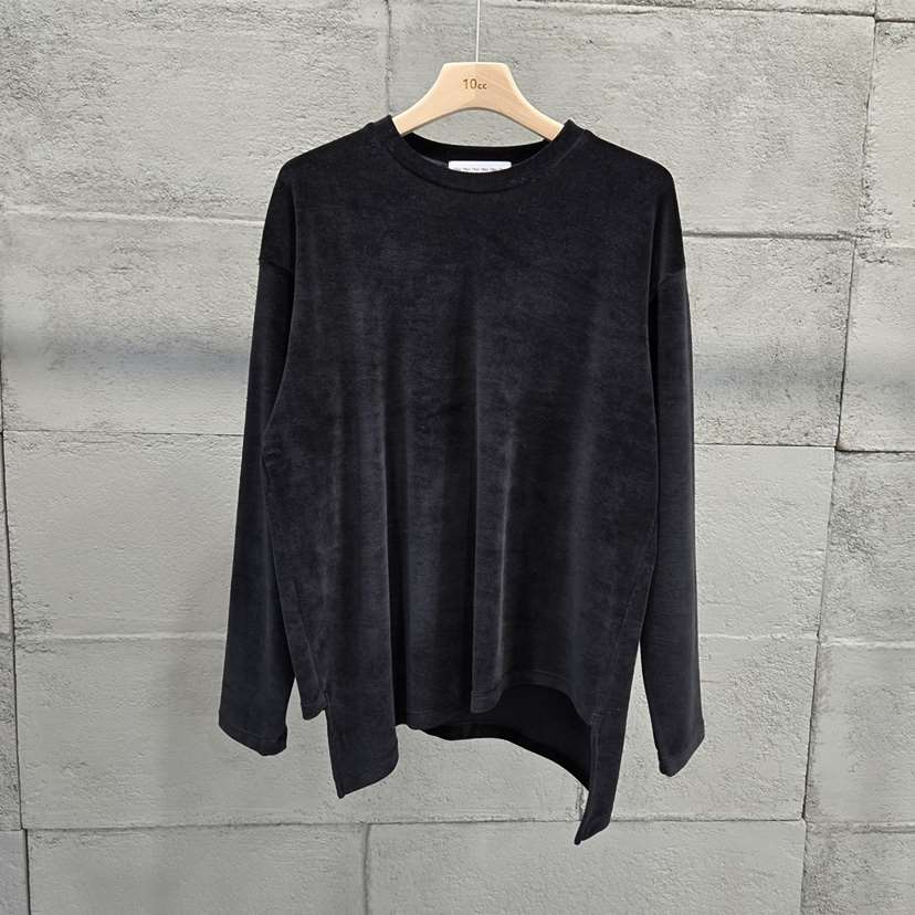 10CC東大門㊣代購女士新品休閑職業人氣25秋冬長袖T恤天鵝絨10CC長袖T恤