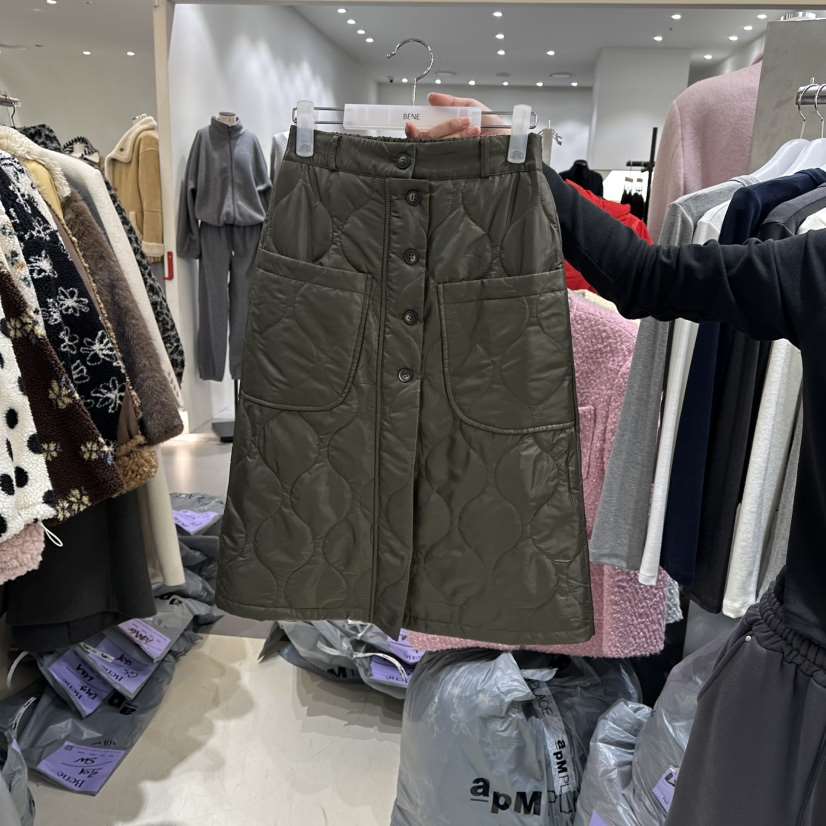 BENE東大門㊣直郵女裝新款人氣推薦職業真品半身裙中短裙絎縫BENE半身裙/中短裙