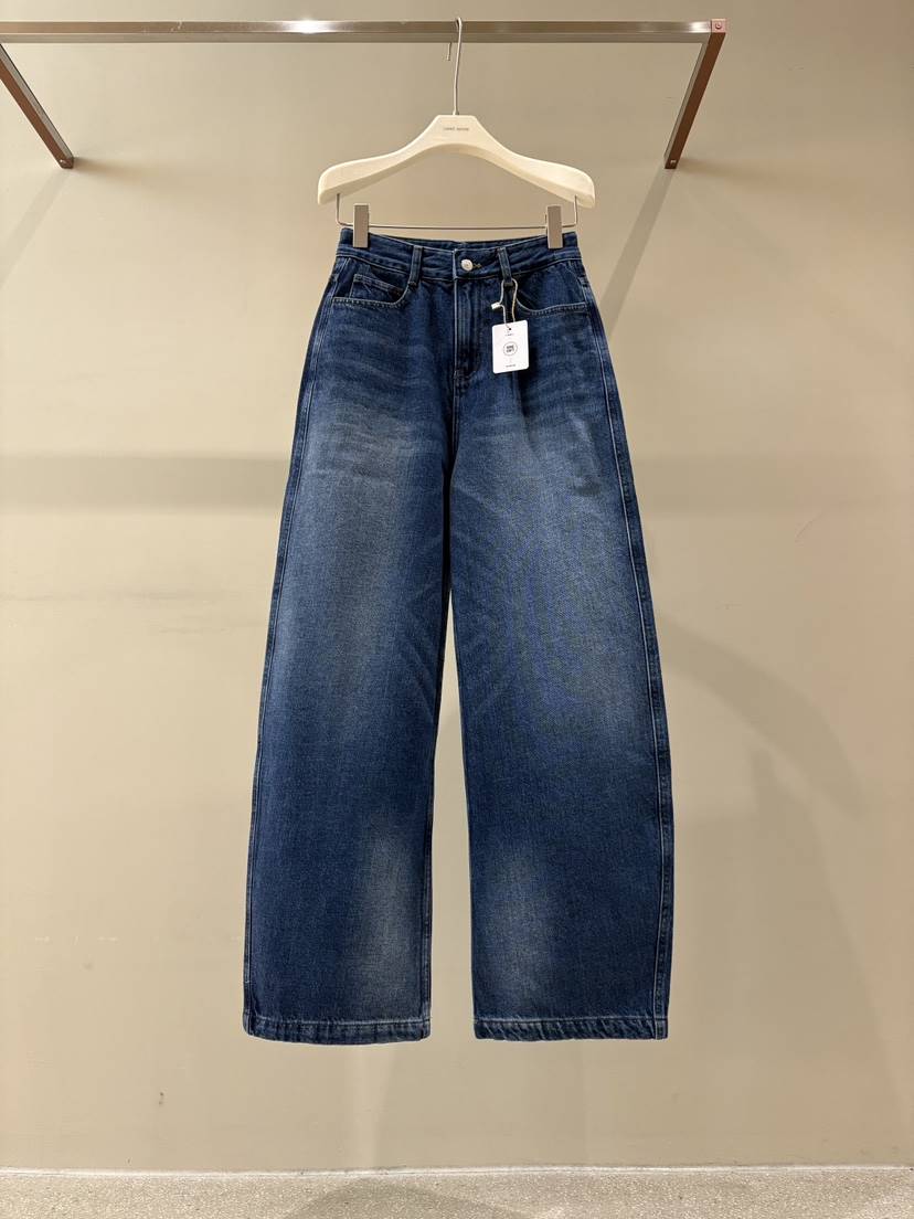 LIMED SPRUCE東大門㊣代購女士新品休閑職業推薦牛仔褲加絨LIMED SPRUCE牛仔褲