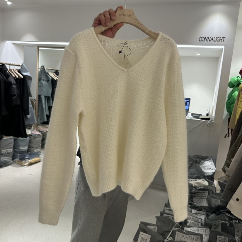 CONNAUGHT東大門㊣直郵女士新品真品25秋冬職業針織衫馬海毛CONNAUGHT針織衫