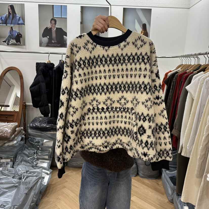 NOWHERE韓國代購㊣女士新品真品休閑職業時尚推薦人氣衛衣羊毛NOWHERE衛衣