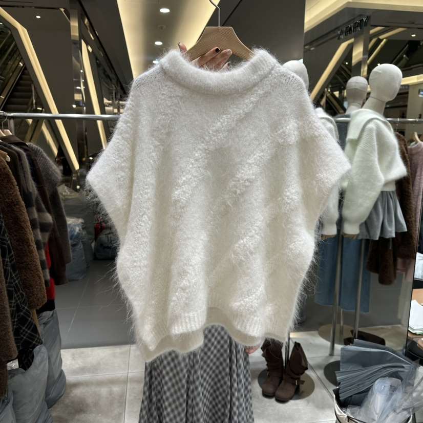 XPARTY東大門㊣直郵女士新品休閑推薦職業人氣時尚毛衣披肩XPARTY毛衣