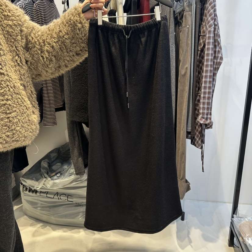 OSOO韓國代購㊣女裝新款真品時尚休閑25秋冬人氣職業推薦長裙OSOO長裙