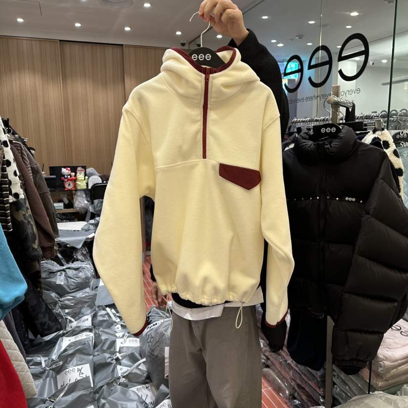 E/E/E東大門㊣代購女士新款推薦熱賣25秋冬休閑衛衣連帽衫E/E/E衛衣