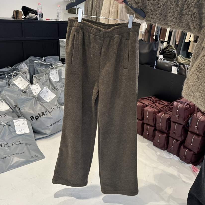 OSOO東大門㊣代購女裝新品25秋冬職業真品熱賣人氣休閑褲羊毛OSOO休閑褲