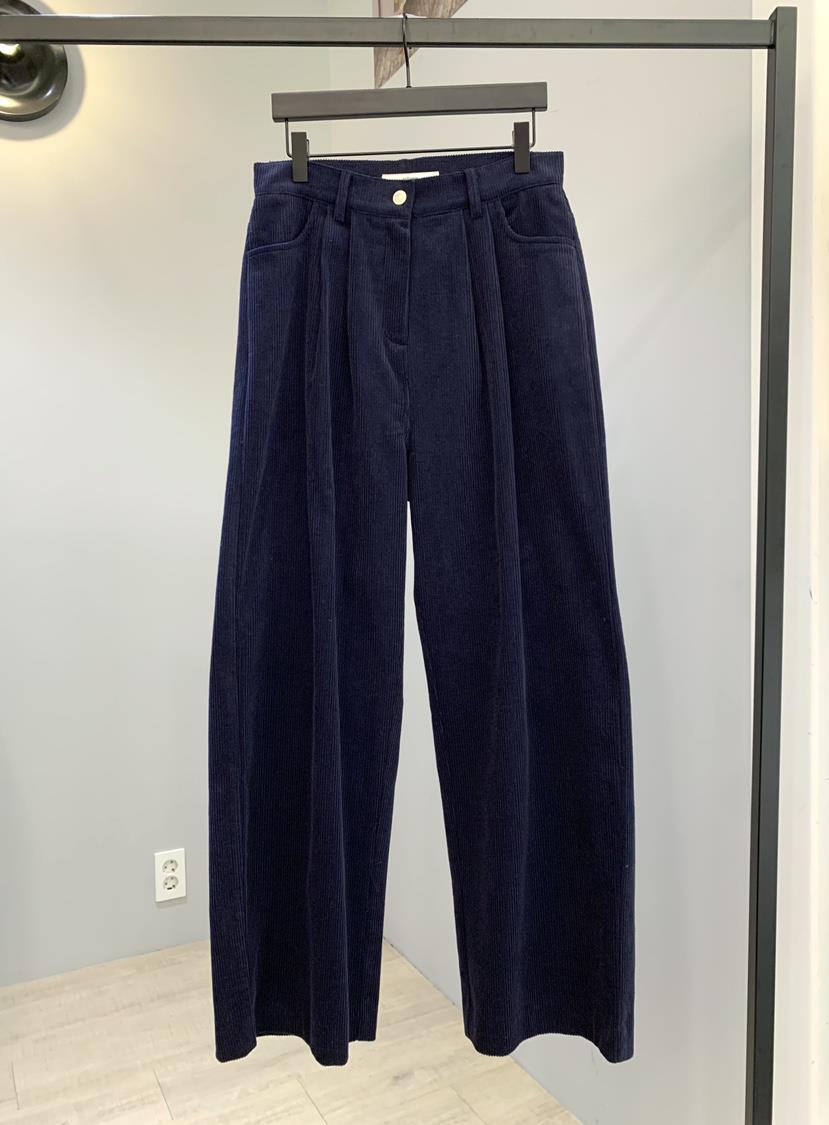 SOFTNESS東大門㊣直郵女士新品人氣真品推薦休閑褲燈芯絨褶裥Softness/Cosmic休閑褲