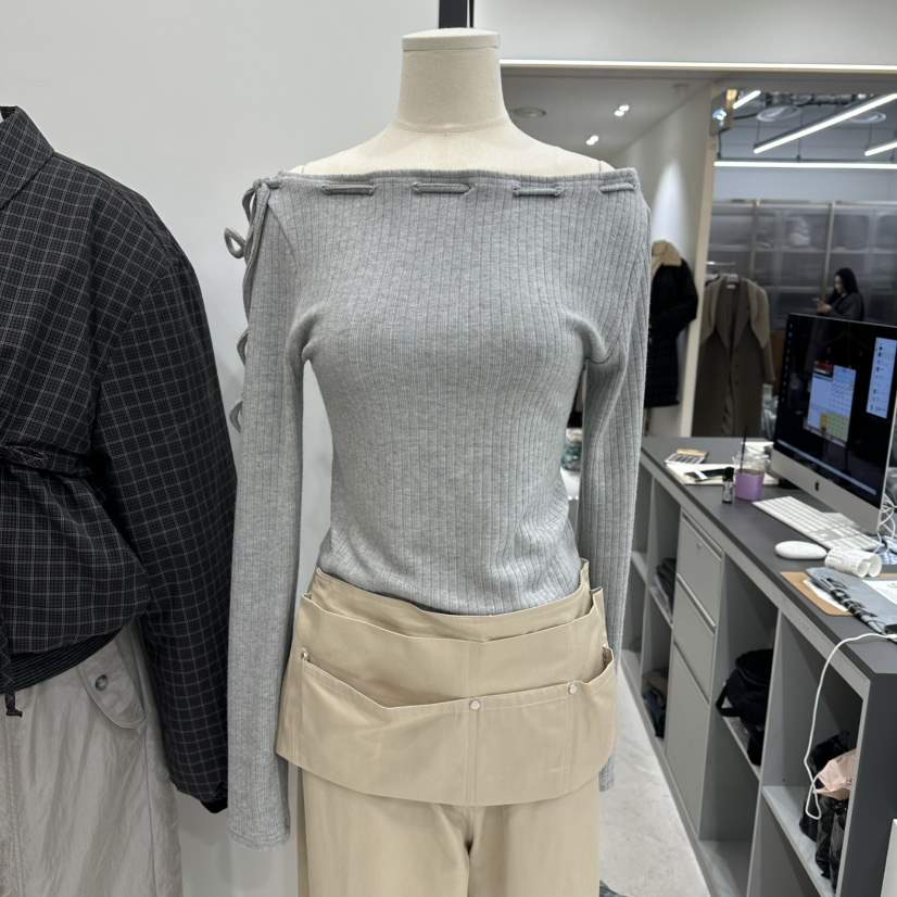 THE VALUE東大門㊣代購女士新品休閑職業熱賣真品人氣長袖T恤THE VALUE長袖T恤